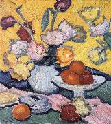 Samuel John Peploe Tulips and Cup oil